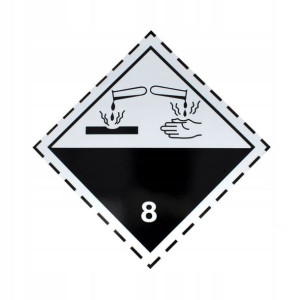 Nalepka ADR Nr 8 CARGOPARTS CARGO-T090