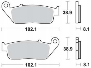 Klocki hamulcowe MCB598SV LUCAS sinter-SV