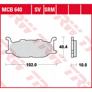 Klocki hamulcowe przód YAMAHA BOLT SCR SR XJ XJR X