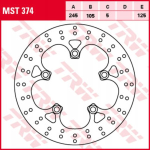 Tarcza Tył Yamaha Fz1 1000n/1000n Abs/1000s/1000s