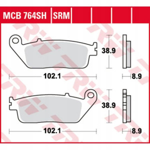 Klocki hamulcowe przód/tył HONDA FJS 400/600 2001-