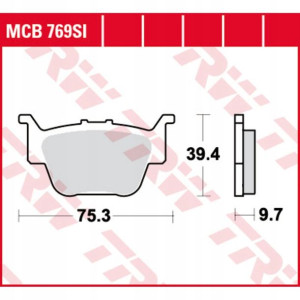 Klocki hamulcowe przód/tył HONDA TRX 420/450/650 2