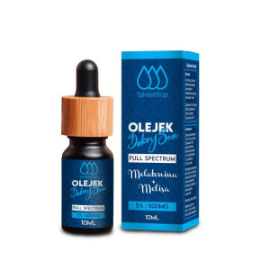 Olejek CBD konopny na sen 5% 10ml | CERTYFIKAT