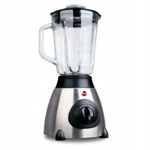Blender kielichowy szklany 1,5l kruszy lód koktajl