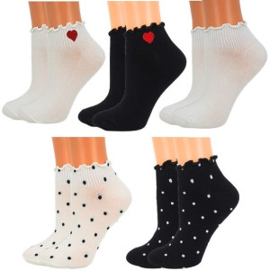 5x Skarpety Damskie Bawełniane (35-39) 35-39