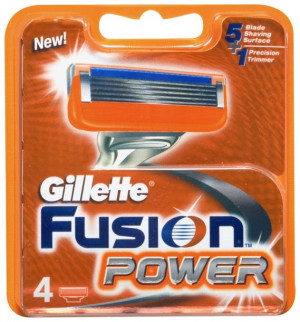 Gillette Fusion Power - wkłady do maszynki 4 sztuki PROMOCJA SALE2023