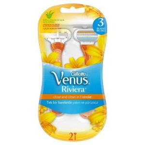 Gillette Simply Venus Riviera jednorazowe maszynki do golenia - 2 sztuki
