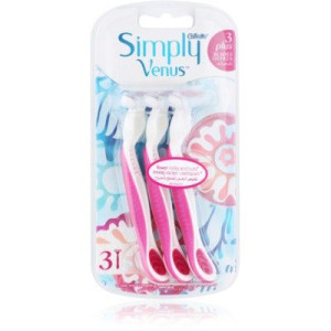 Gillette Simply Venus 3 Plus jednorazowe maszynki do golenia - 3 sztuki