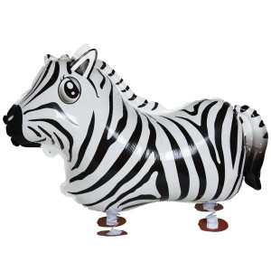 Balon Foliowy Chodzący Zebra Zoo Afryka