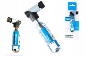 POMPKA NA NABOJE CO2 PRO MICRO czarno-srebrna
