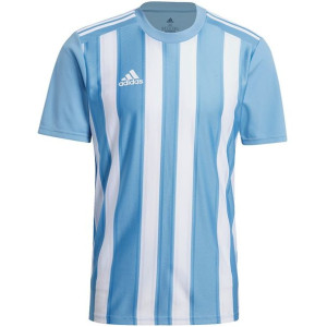 Koszulka męska adidas striped 21 jersey niebiesko-biała gn5845