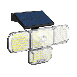 Zewnętrzna Lampa Solarna Led Blitzwolf Z Czujnikiem Ruchu I Zmierzchu