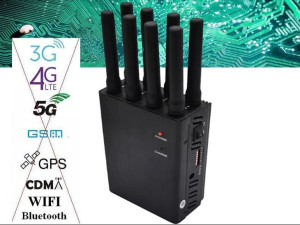 ZAGŁUSZACZ zagłuszarka 2G 3G 4G 5G 5,8G WIFI VHF GSM jammer 10 anten 12W