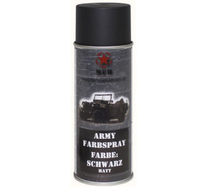 Lakier Wojskowy W Spray Czarny 400 Ml