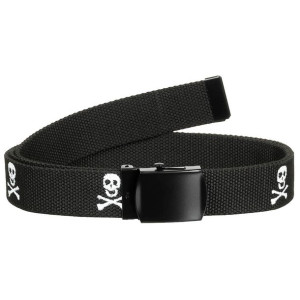 Pas Totenkopf Czaszka Czarny