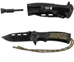 Nóż Camorope Fox Outdoor z krzesiwem i gwizdkiem