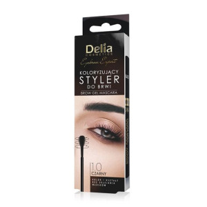Delia Eyebrow Expert Brow Gel koloryzujący styler do brwi 1.0 Czarny 11ml