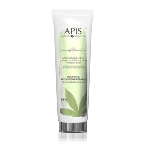 APIS Cannabis regenerujący krem do rąk z olejem z konopi masłem shea 100ml