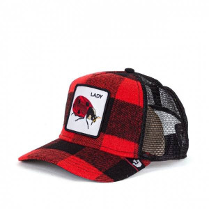 Czapka z daszkiem Goorin Bros Plaidy Bug Trucker - 101-0287-RED