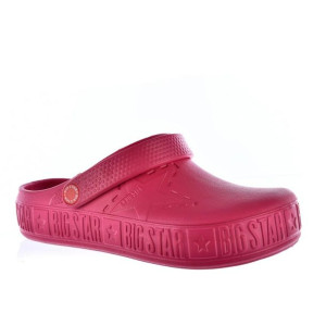 Kroksy damskie klapki BIG STAR II275007 fuksja  r.36