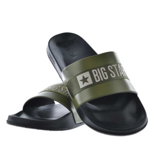 Klapki męskie basenowe BIG STAR LL174458 khaki r.43