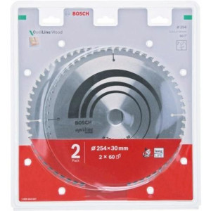 Bosch Piła Tarczowa Dwupak Optiline Wood 254x2,0/1,4x30x60z