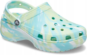 Buty Chodaki Damskie Crocs Platform Marbled 38,5