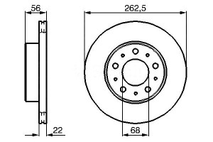 Tarcze Hamulcowe 2szt. Volvo 740 760 2.0-2.8 08.84
