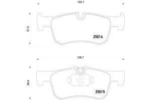Klocki Hamulcowe Bmw 1 F20 F21 10- Przód Brembo