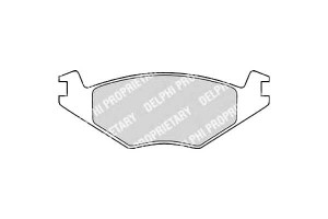 Klocki Hamulcowe Vw Golf Ii 83-92 Delphi Ham
