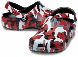 Damskie Buty Chodaki Crocs Classic Printed 37,5