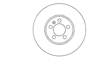Tarcze Hamulcowe 2szt Vw Golf Iii 94-97 2.0-2.9vr6