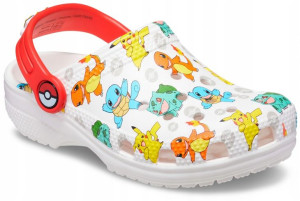 Dziecięce Buty Chodaki Crocs Classic Pokemon 30-31