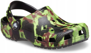 Dziecięce Buty Chodaki Crocs Spray Camo Clog 29-30