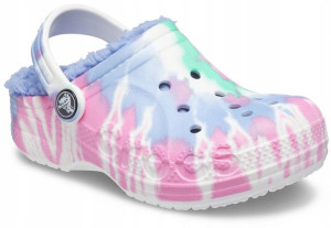 Ocieplane Dziecięce Buty Crocs Klapki Baya 30,5