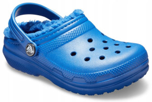 Ocieplane Klapki Chodaki Dziecięce Crocs Clog 23,5