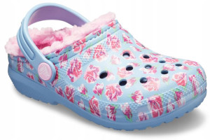 Ocieplane Klapki Chodaki Dziecięce Crocs Clog 23,5