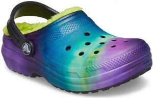 Ocieplane Klapki Chodaki Dziecięce Crocs Clog 27,5