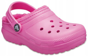 Ocieplane Klapki Chodaki Dziecięce Crocs Clog 33,5