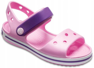 Lekkie Sandałki Dziecięce Crocs Buty Na Rzep 22-23