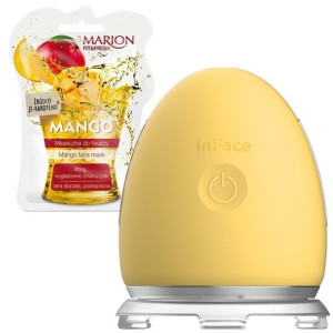 inFace ION emisja jonów do wtłaczania maseczki - ŻÓŁTY + MASKA MANGO