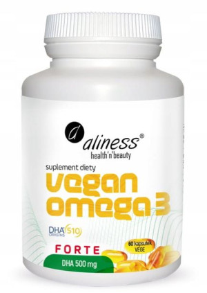 Vegan Omega 3 Forte kapsułki 60 kapsułek Aliness