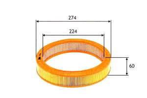 Filtr Powietrza Vw 1.0-1.8 Valeo