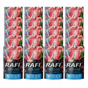 Karma mokra dla psa RAFI z jagnięciną 20x 500 g