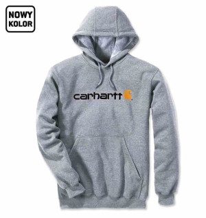 Bluza Carhartt Signature Logo Midweight Grey M