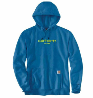 Bluza Carhartt Force Lightweight Logo Marine Blue M