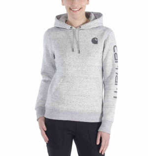 Bluza Carhartt Clarksburg Sleeve Logo Asphalt M