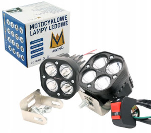 Halogeny Motocyklowe Led Cree 125w 5000lm Lampy