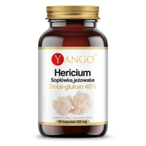 YANGO Hericium Soplówka Jeżowata 40% Beta-Glukan 90 kaps.