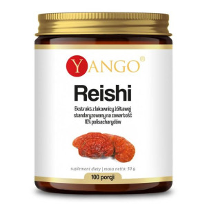 YANGO Reishi Ekstrakt 10% Polisacharydów W Proszku 50 g